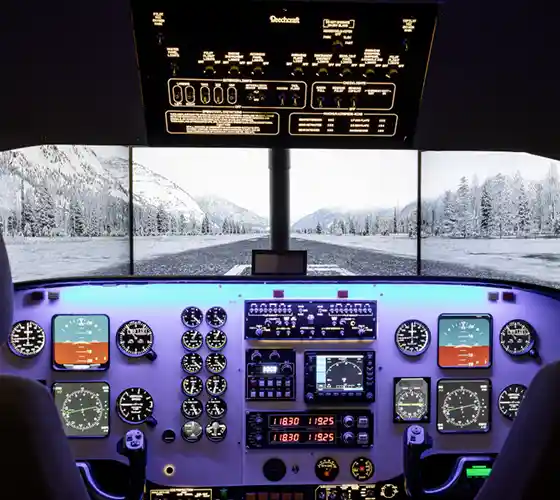 simulador B1900 despegando