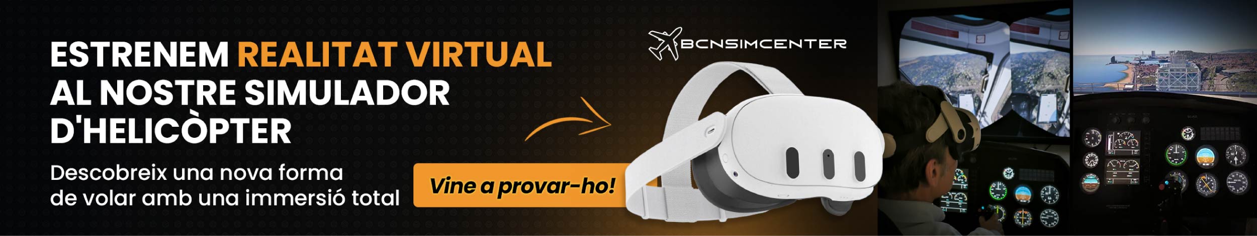 banner helicopter realitat virtual