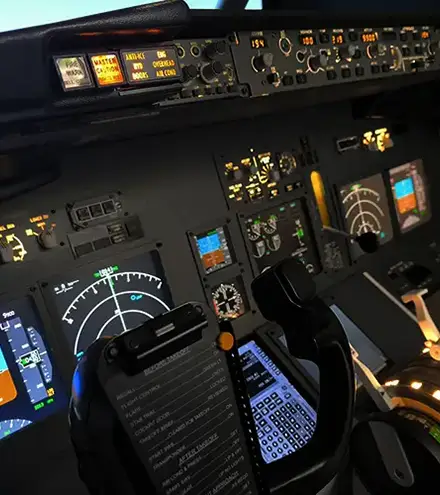 MIP del simulador de vuelo de bcnsimcenter
