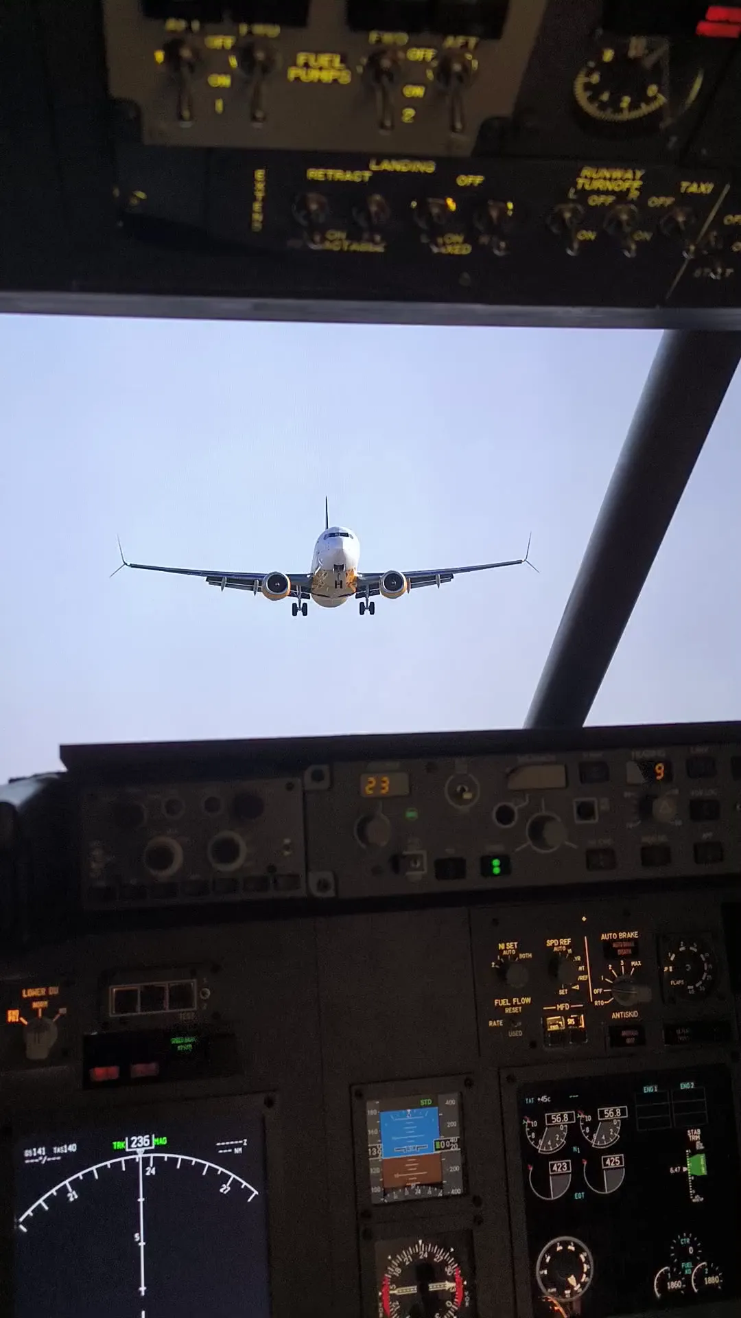 Cabina simulador Boeing 737 BCN Sim Center Barcelona