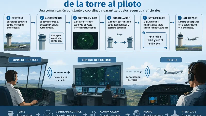 Controladores de tráfico aéreo en sala radar — cómo funciona el control de tráfico aéreo