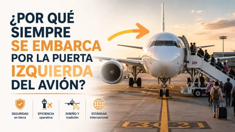 Pasajeros embarcando por la puerta izquierda de un avión comercial a través de la pasarela — por qué se embarca por la izquierda del avión — BCN Sim Center