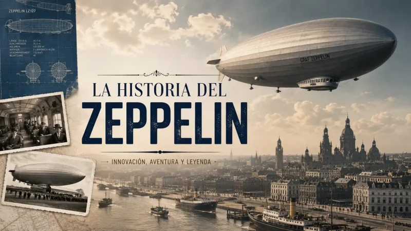 El dirigible Graf Zeppelin LZ 127 sobrevolando París en los años 30 — historia del Zeppelin dirigible transatlántico — BCN Sim Center