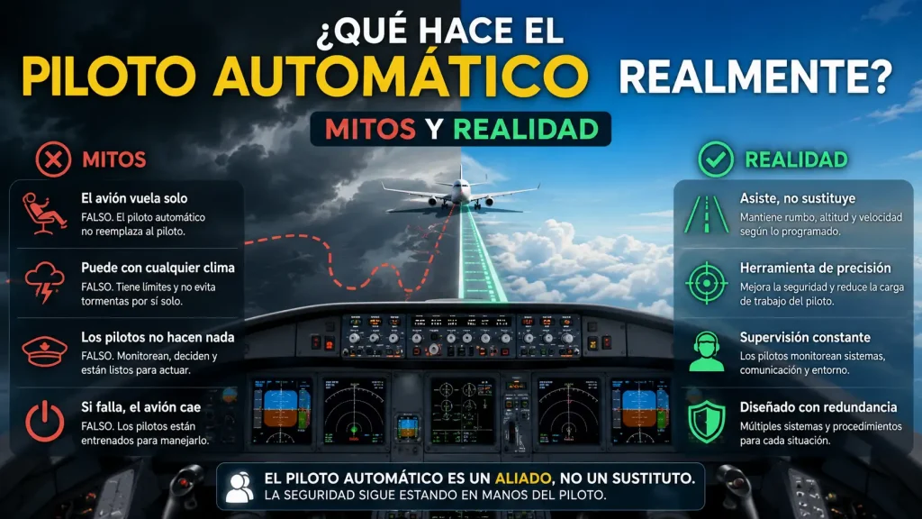 piloto-automatico Panel de control piloto automático cabina avión comercial — cómo funciona autopilot