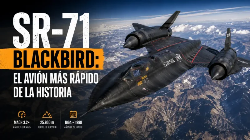 Vista lateral del SR-71 Blackbird en vuelo — SR-71 Blackbird — BCN Sim Center