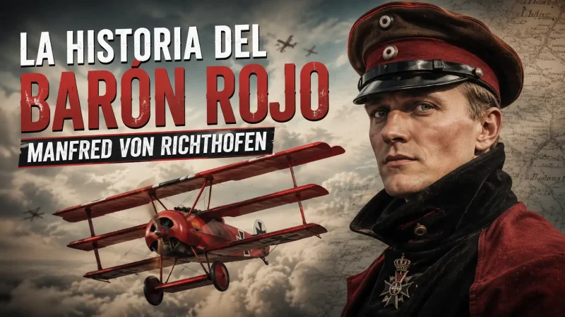 El Fokker Dr.I triplano rojo del Barón Rojo en vuelo sobre el frente occidental en 1917 — Barón Rojo Fokker Dr.I WWI — BCN Sim Center